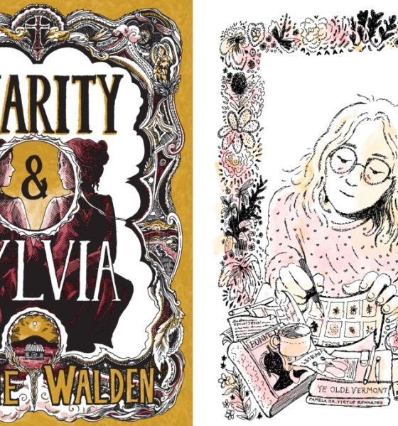 Charity & Sylvia book cover and illustration