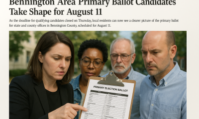 Bennington Area Primary Ballot Candidates Take Shape for August 11