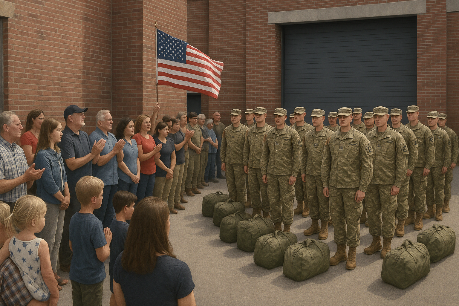 Bennington Community Supports Deploying Troops at Send-Off Event