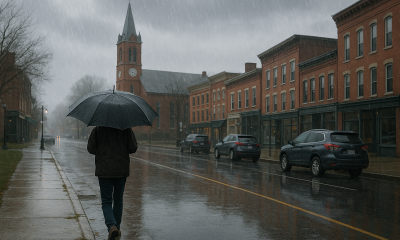 Rainy Start to the Week in Bennington, VT