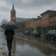 Rainy Start to the Week in Bennington, VT