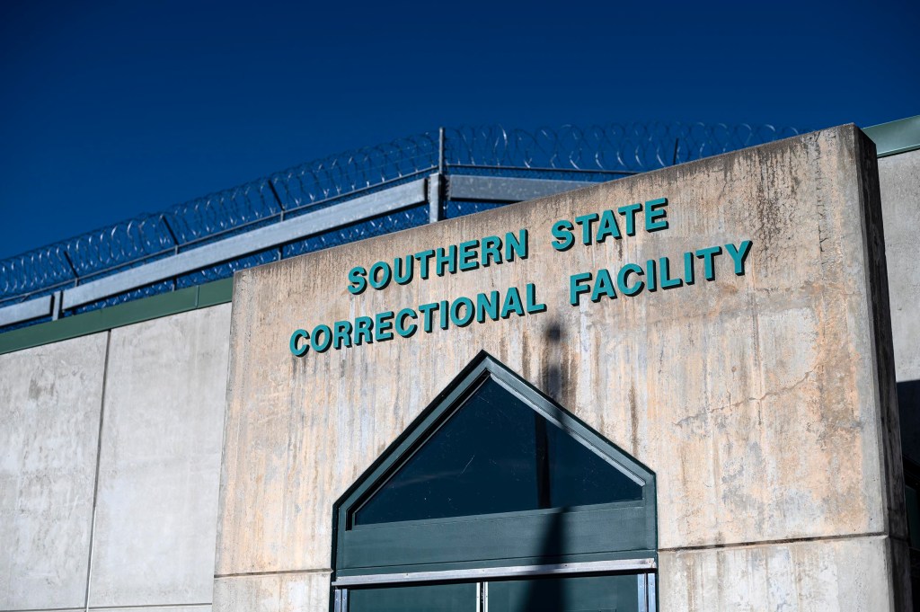 Southern State Correctional Facility exterior with barbed wire