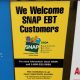 We Welcome SNAP EBT Customers sign