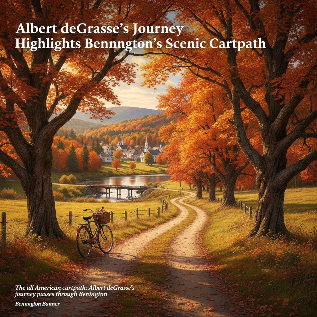 Albert deGrasse’s Journey Highlights Bennington's Scenic Cartpath