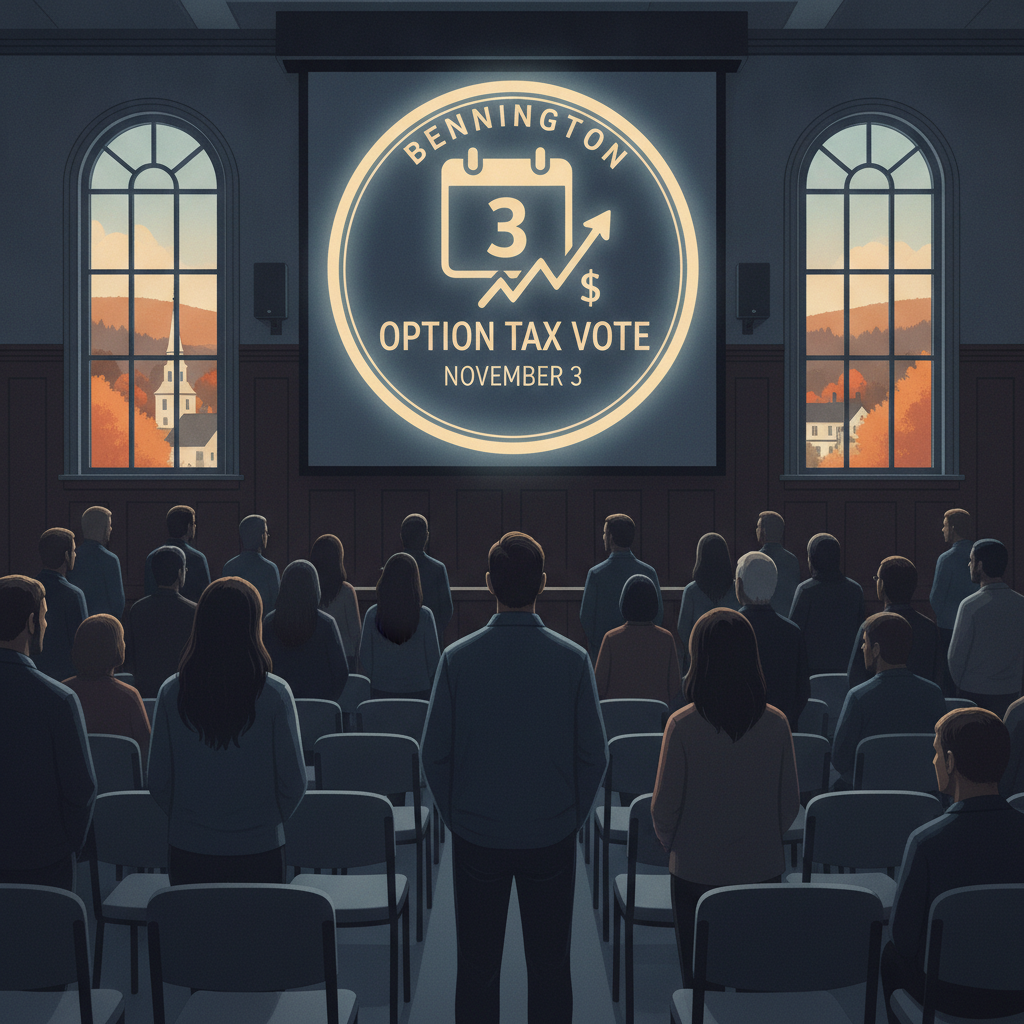 Bennington Moves Forward with Option Tax Discussion Ahead of November Vote
