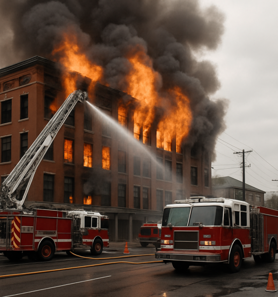 Extensive Fire Response in Manchester Affects Local Traffic