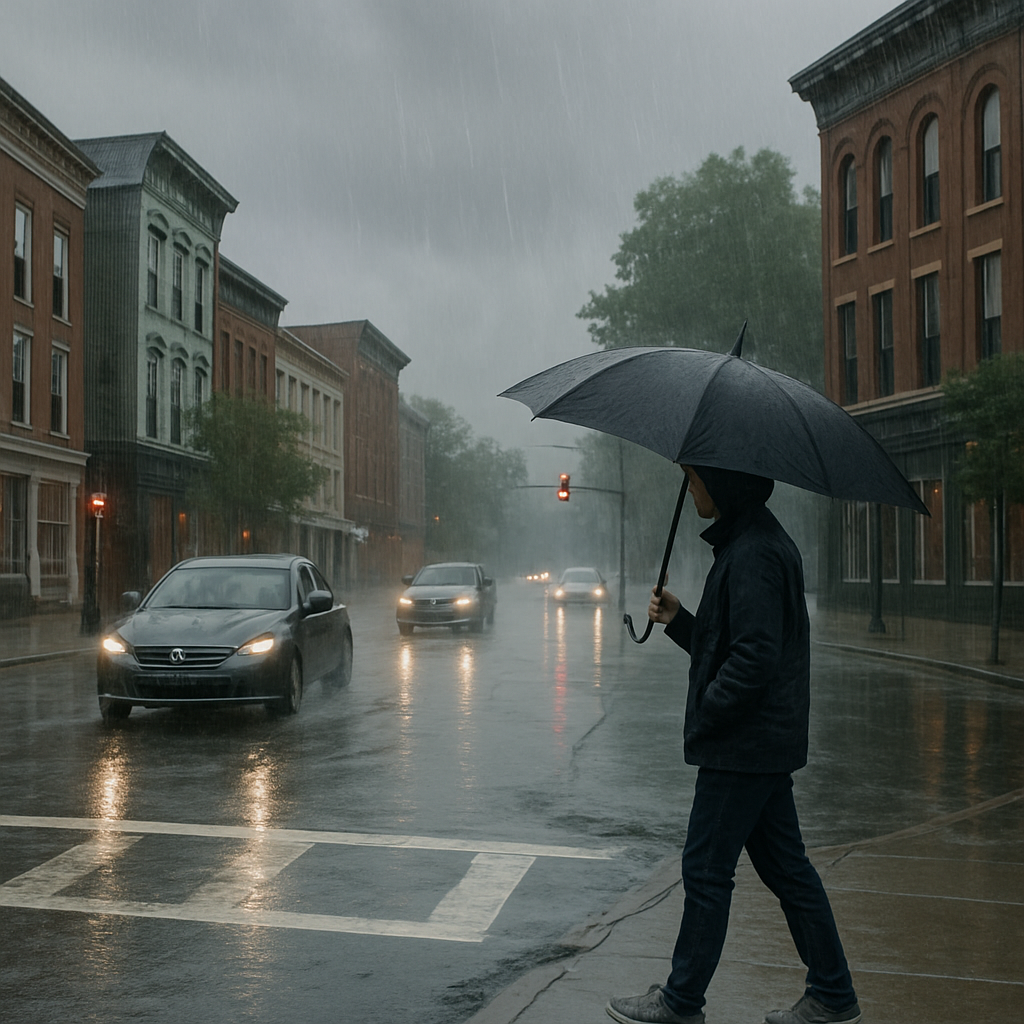 Heavy Rain Expected Today in Bennington