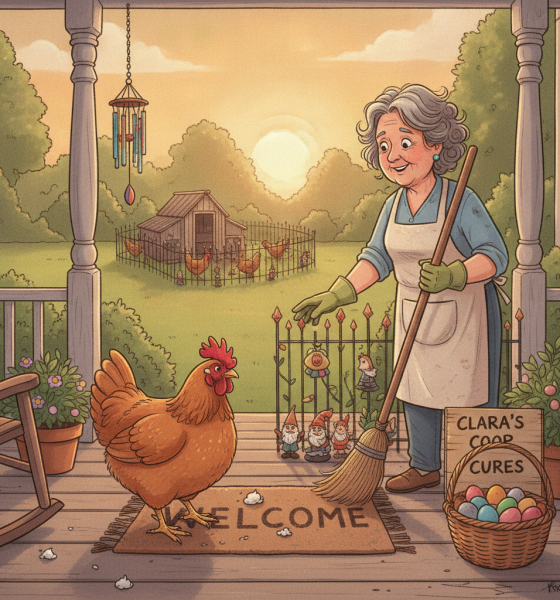 How to Keep a Neighbor's Chicken Off Your Porch Without Ruffling Feathers