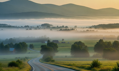 Morning Fog Gives Way to Summer Warmth Across Bennington County