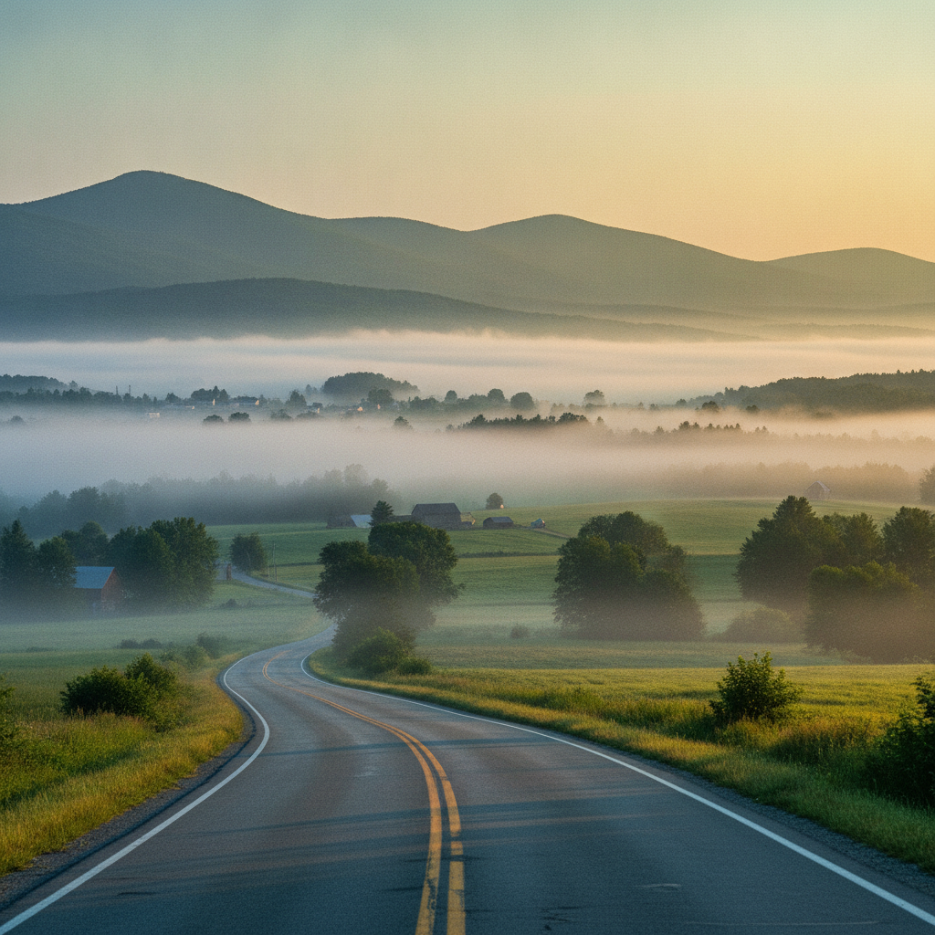 Morning Fog Gives Way to Summer Warmth Across Bennington County