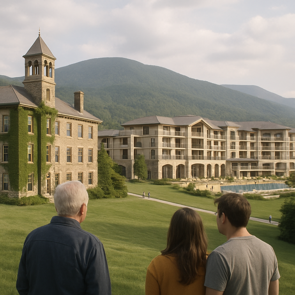 New High-End Resort Planned for Former Southern Vermont College Campus in Bennington