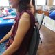 Child receiving vaccination in clinic setting