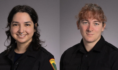 Two Bennington rescue personnel in uniform portrait
