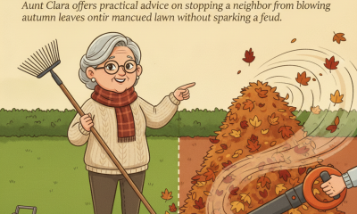Aunt Clara: How to Handle a Neighbor's Rogue Autumn Leaves