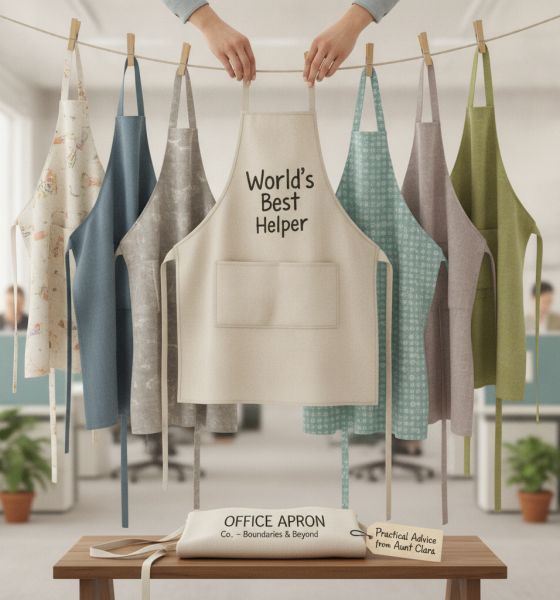 How to Hang Up Your Unofficial Office Apron