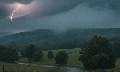 Humid Stretch with Moderate Rain and Monday Thunderstorms Across Bennington County