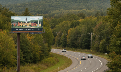 New Route 7 Billboard Directs New York Travelers to Bennington