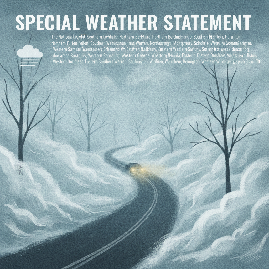 Special Weather Statement: Northern Litchfield; Southern Litchfield; Northern Berkshire; Southern Berkshire; Northern Herkimer; Hamilton; Southern Herkimer; Southern Fulton; Montgomery; Northern Saratoga; Northern Warren; Northern Washington; Schoharie; Western Schenectady; Eastern Schenectady; Southern Saratoga; Western Albany; Eastern Albany; Western Rensselaer; Eastern Rensselaer; Western Greene; Eastern Greene; Western Columbia; Eastern Columbia; Western Ulster; Eastern Ulster; Western Dutchess; Eastern Dutchess; Northern Fulton; Southeast Warren; Southern Washington; Bennington; Western Windham; Eastern Windham
