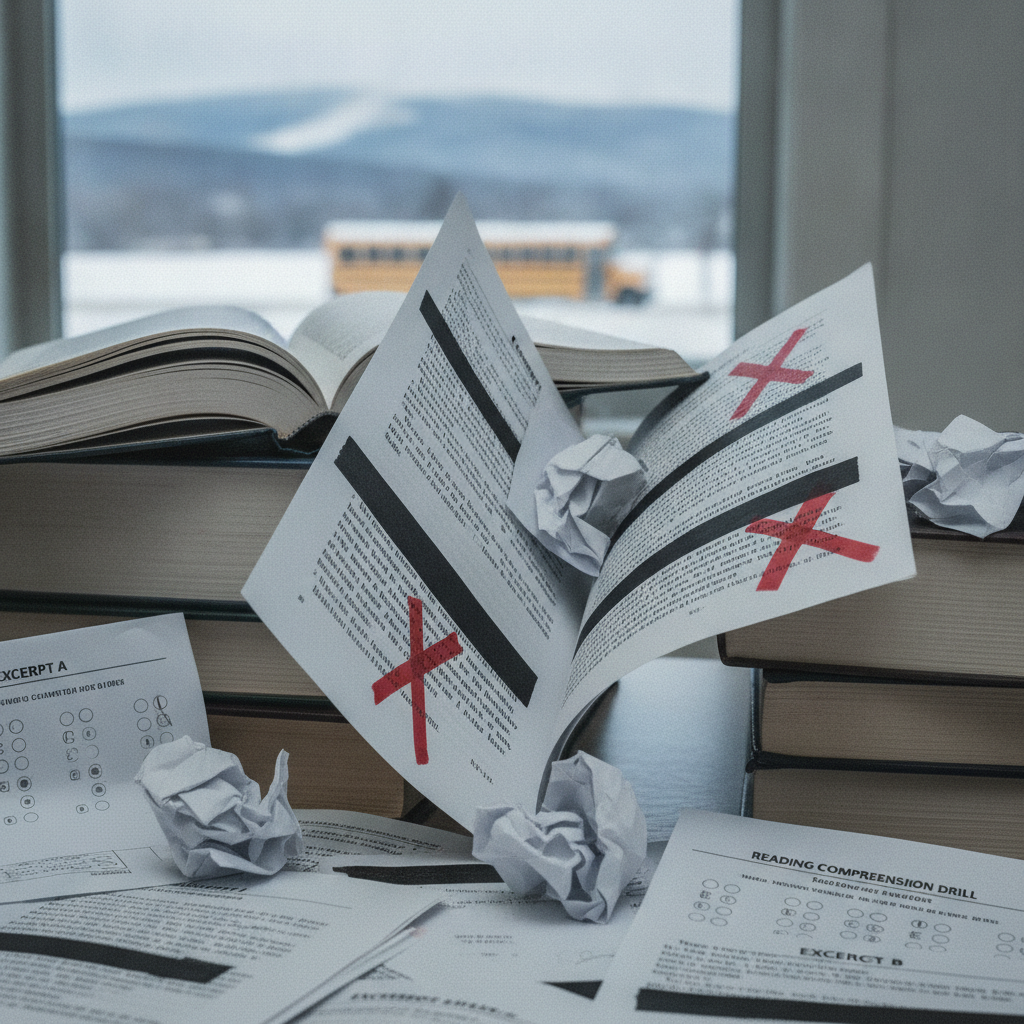 Why Students Near the New York Border Are Reading Fewer Full Books