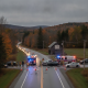 Emergency crews respond to a serious vehicle crash on Route 7A in Shaftsbury, VT, with roa — Route 7A Shaftsbury VT closed