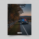 Vermont State Police Shaftsbury Barracks patrol cars with flashing lights on a rural road at dusk
